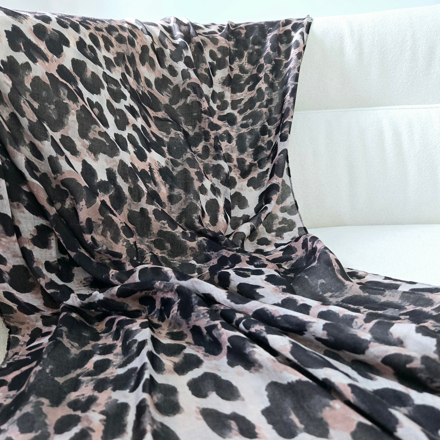 Leopard Watercolour Printed Hijab