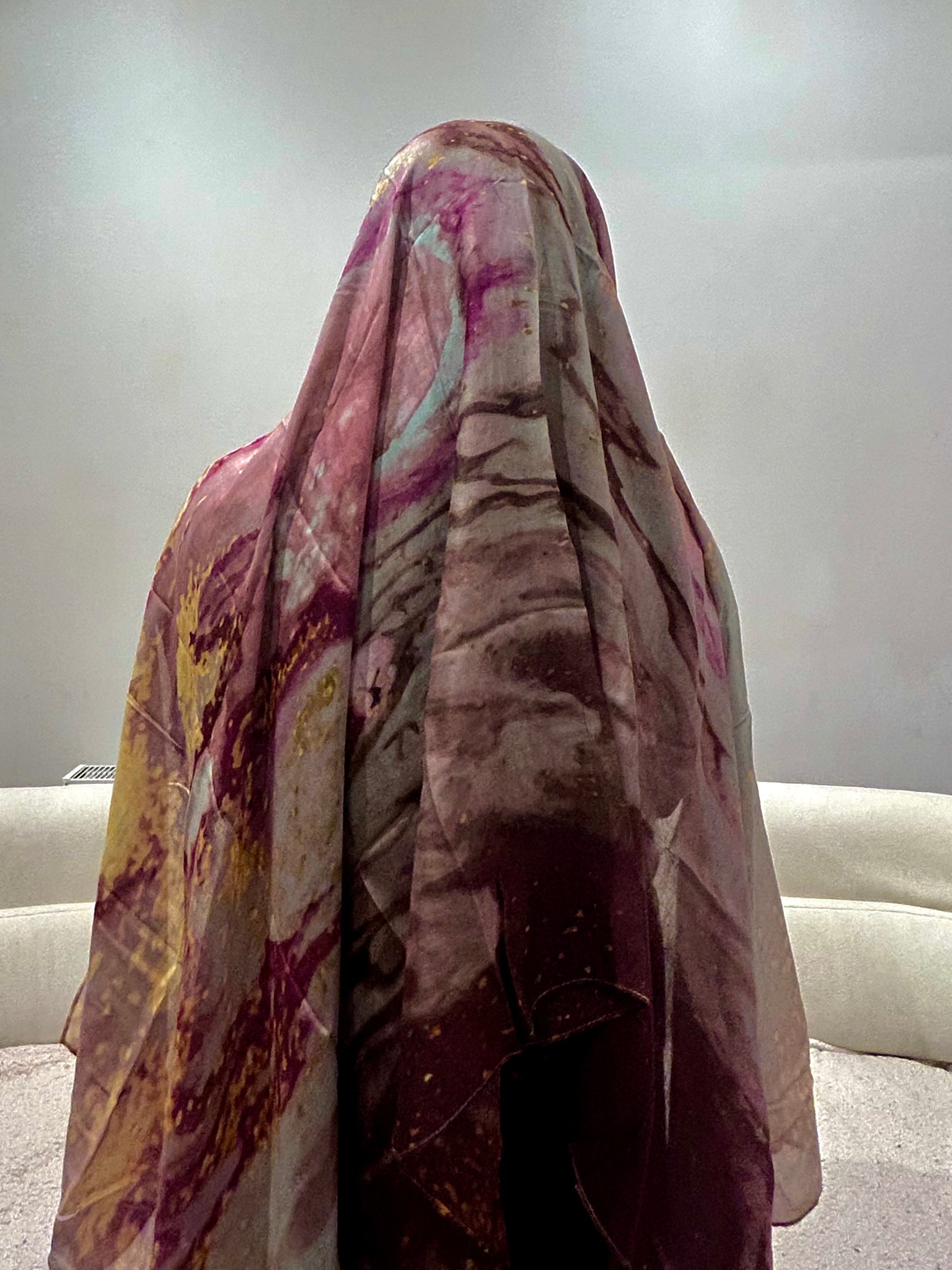 Watercolour Printed Modal Scarf Lightweight Breathable Elegant Modest Fashion Trendy Casual Work & Special Occasions All Seasons Concepta Haya