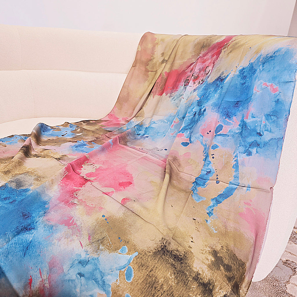 Aurora Silk Watercolour Hijab