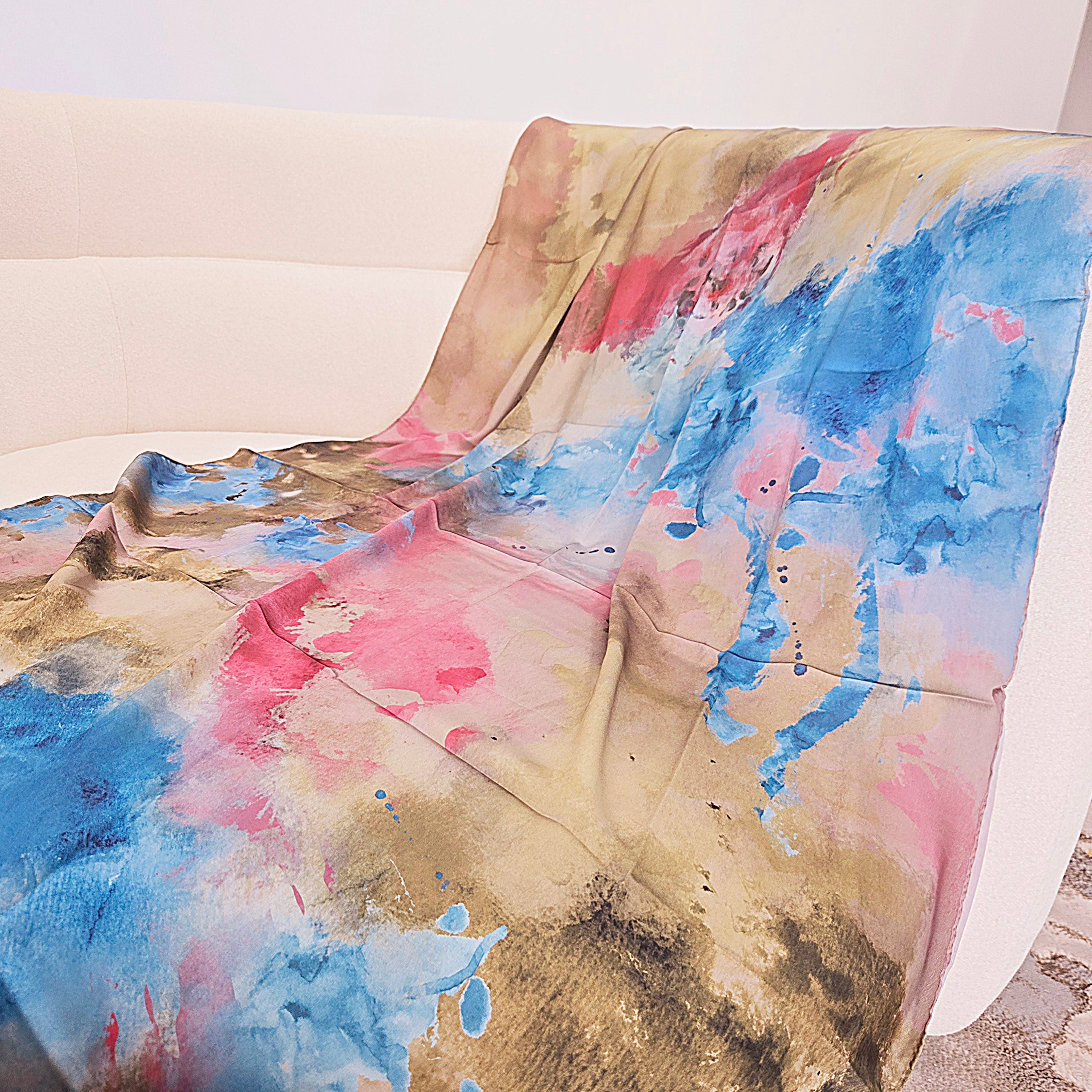 Aurora Silk Watercolour Hijab