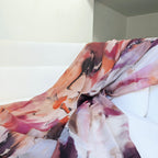 Floral Pink Watercolour Printed Hijab
