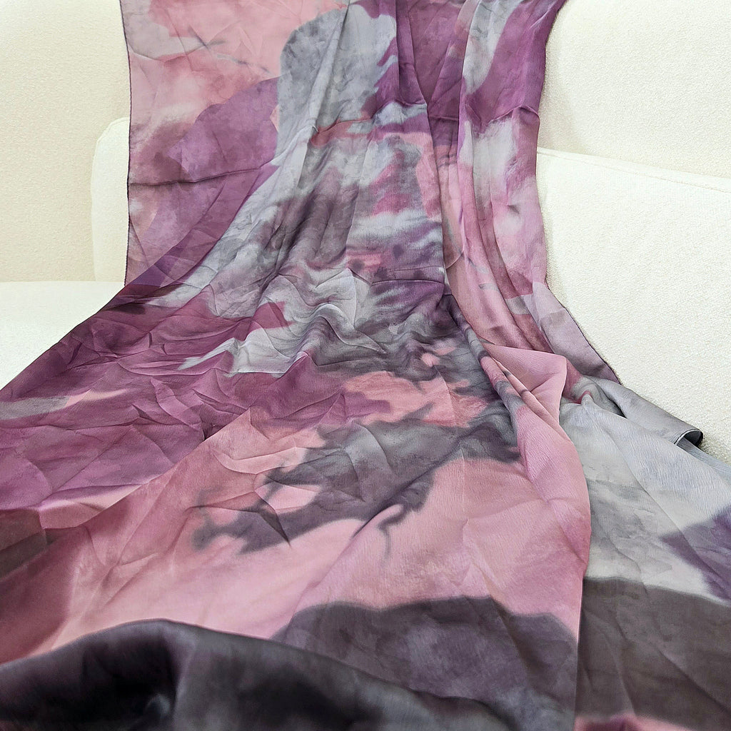 Galaxy Silk Watercolour Hijab