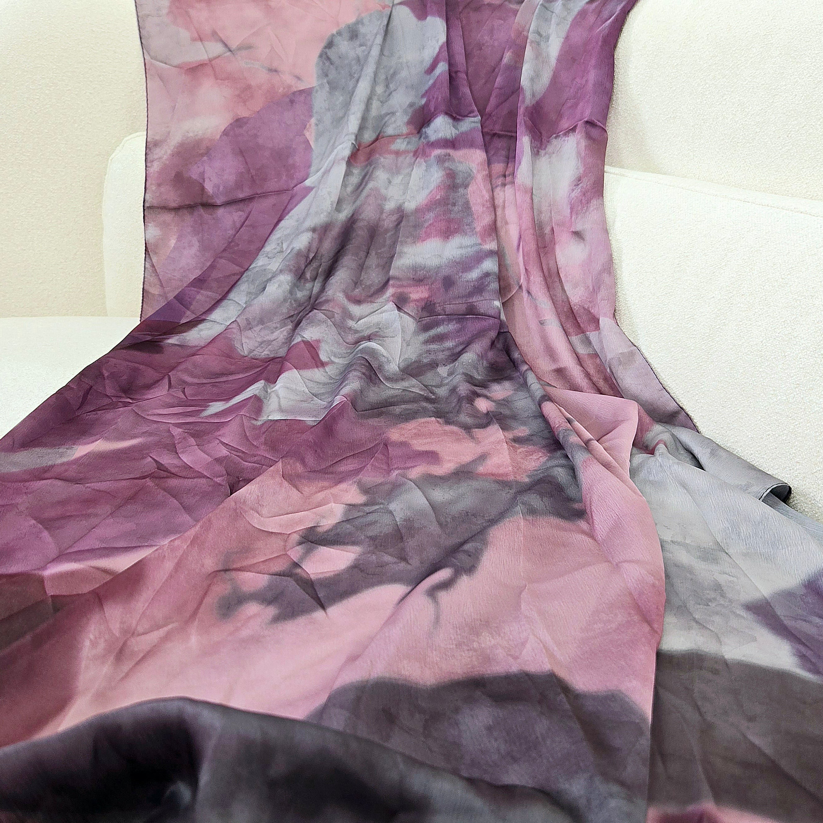 Galaxy Silk Watercolour Hijab