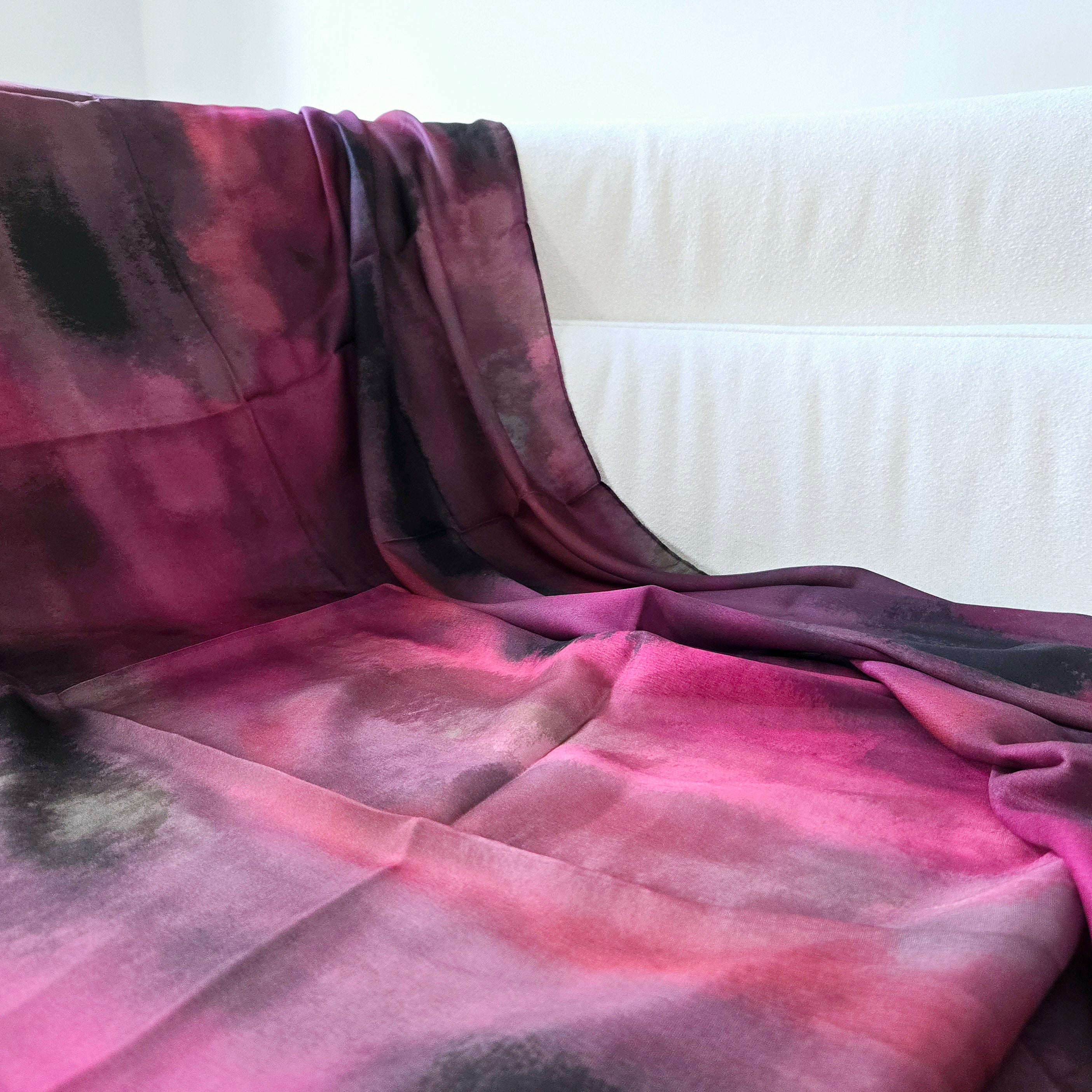 Queen Silk Chiffon Scarf