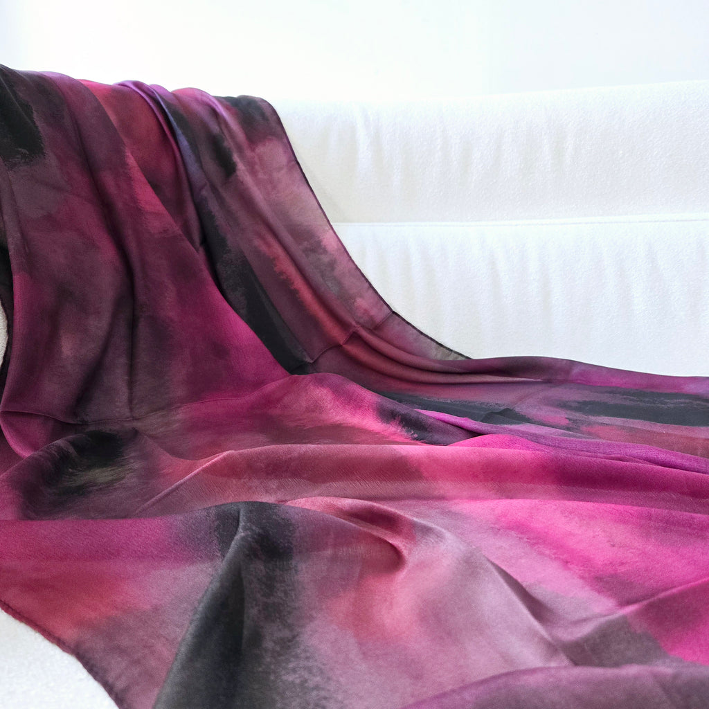 Queen Silk Chiffon Scarf