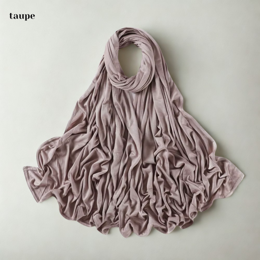 Buttery Soft Premium Dubai Jersey Hijab – Daily Stretch, Breathable & Double-Stitched | 170×70cm | Everyday Essential 2025 Drop