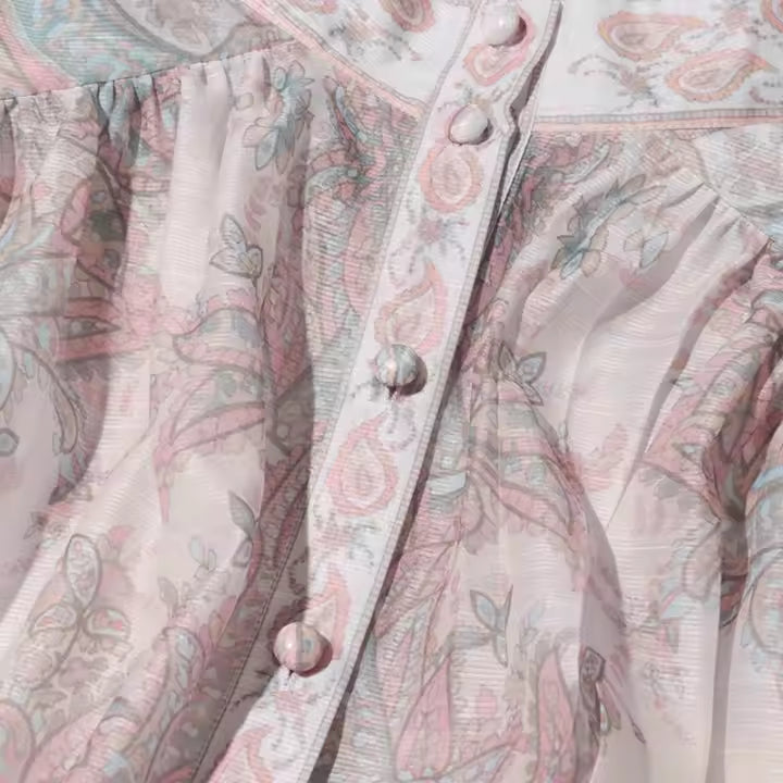 Rose Luxury Premium Maxi Dress French Ruffles Lightweight & Soft | Ethereal Collection