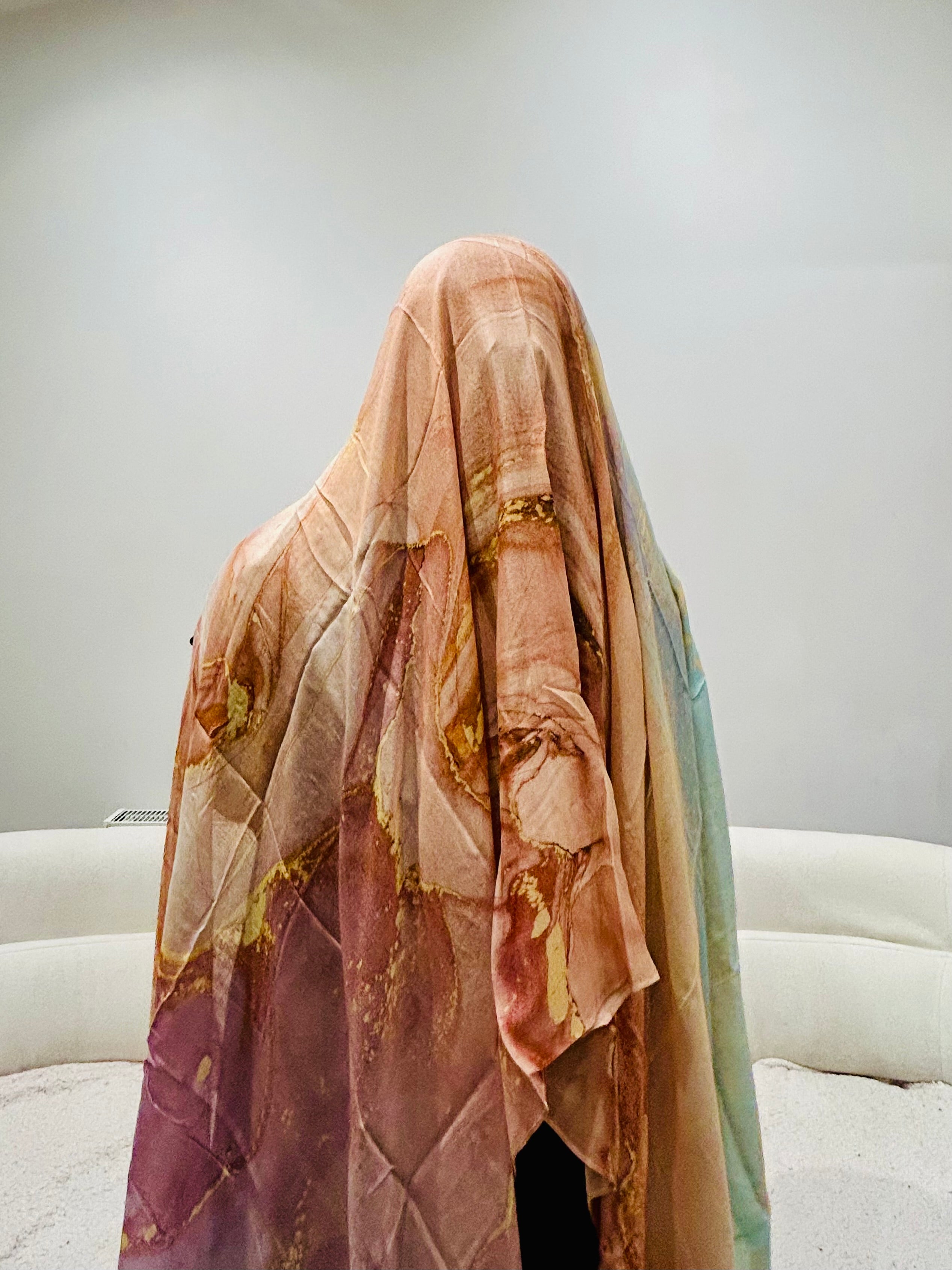 Watercolour Printed Modal Scarf Lightweight Breathable Elegant Modest Fashion Trendy Casual Work & Special Occasions All Seasons Concepta Haya