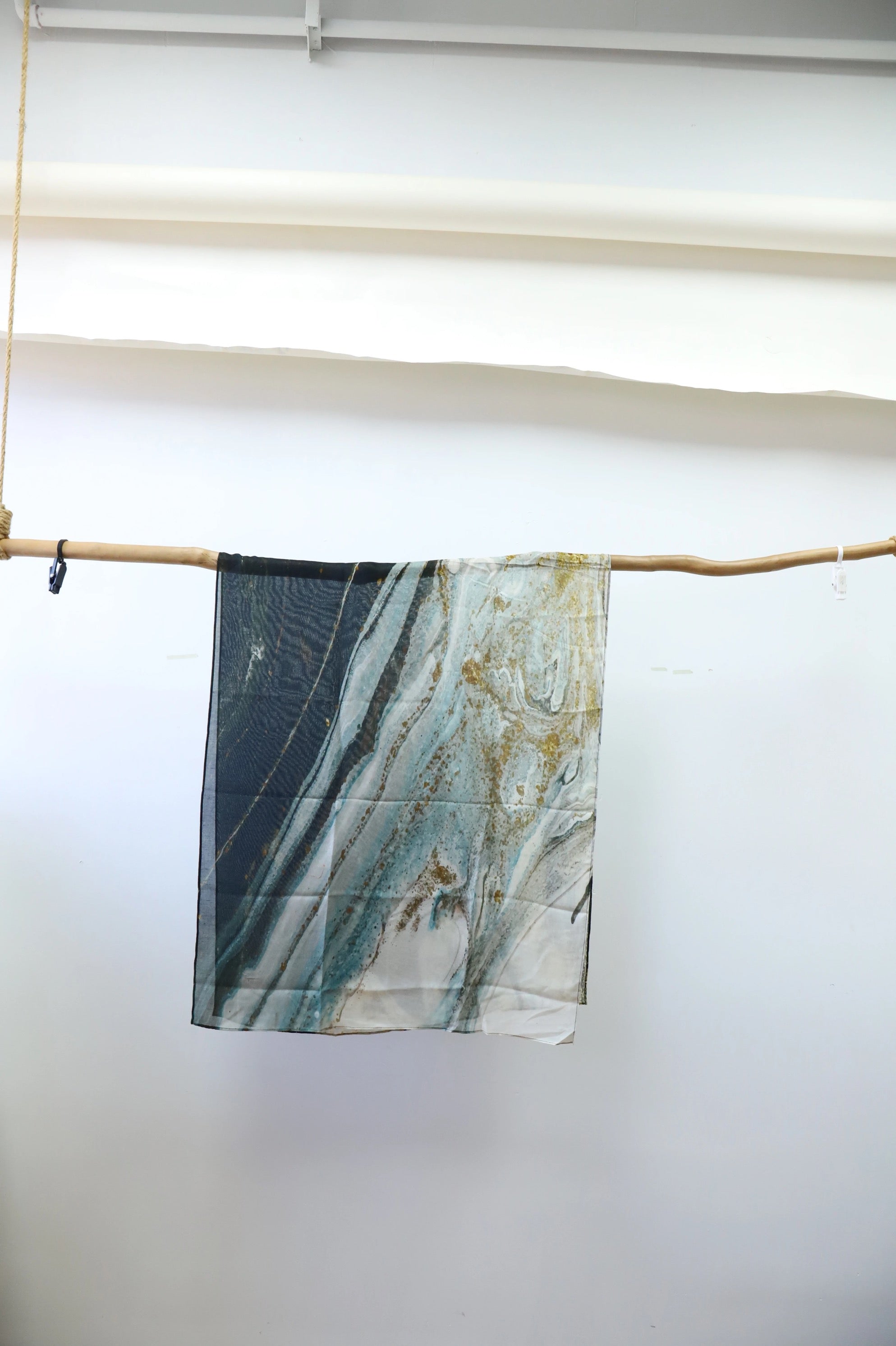 Watercolour Printed Modal Scarf Lightweight Breathable Elegant Modest Fashion Trendy Casual Work & Special Occasions All Seasons Concepta Haya