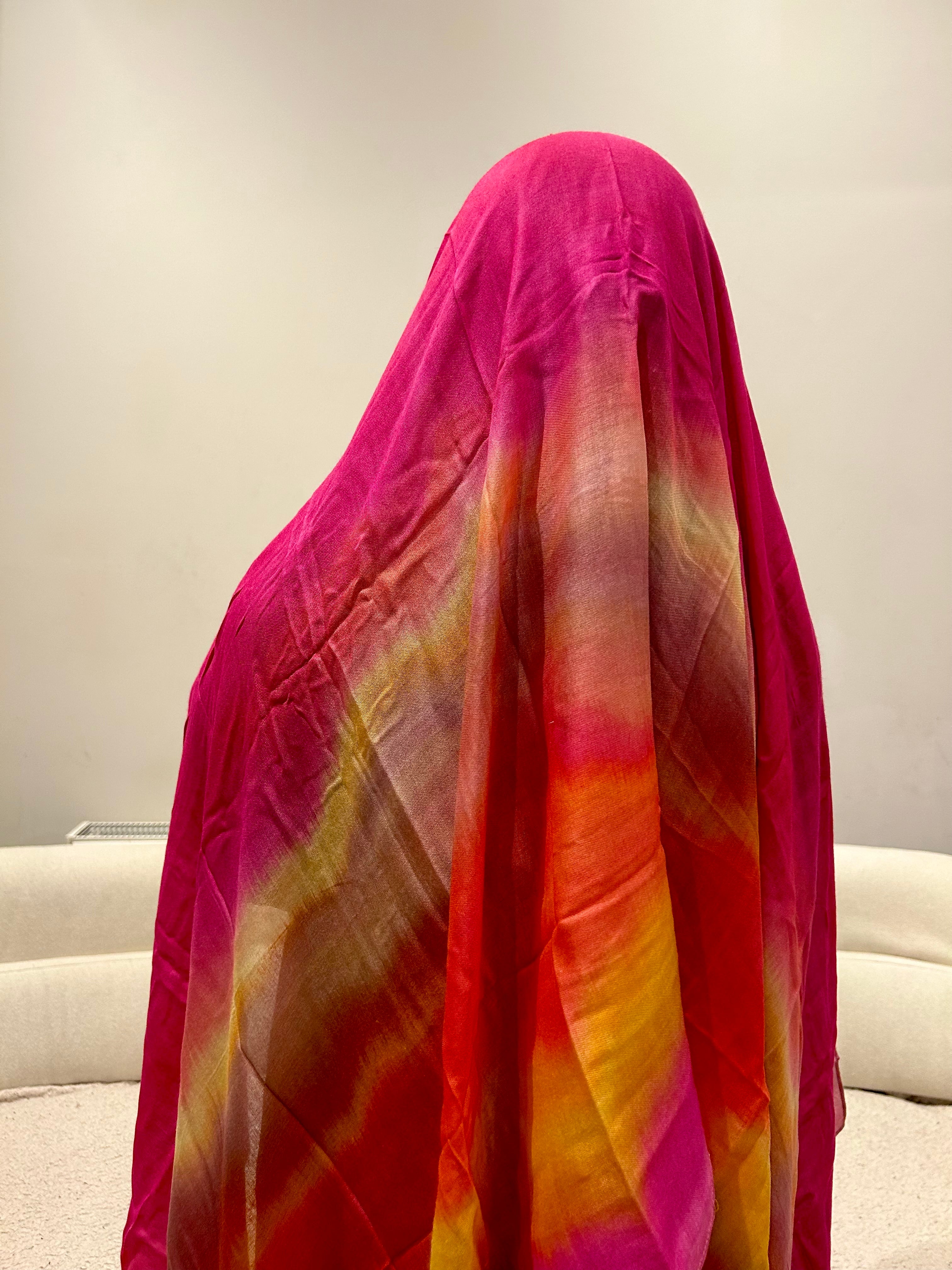 Watercolour Printed Modal Scarf Lightweight Breathable Elegant Modest Fashion Trendy Casual Work & Special Occasions All Seasons Concepta Haya