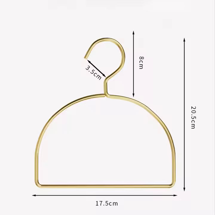 Gold Metal Hijab Hangers – Small, Durable & Stylish