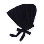 Cotton Modal Elastic Tie Back HIjab Caps Plain Underscarf Adjustable Elasticity Jersey Hijab Undearcap