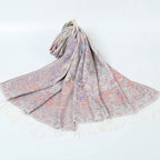 Pashmina Scarf – Cashmere‑Feel, Wind‑Resistant, Woven Paisley Jacquard (70×200cm)