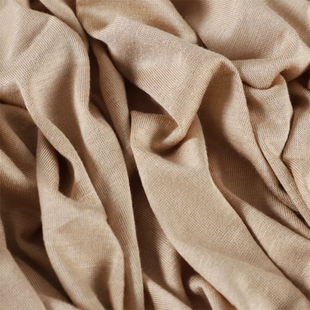 Buttery Soft Premium Dubai Jersey Hijab – Daily Stretch, Breathable & Double-Stitched | 170×70cm | Everyday Essential 2025 Drop