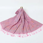 Pashmina Scarf – Cashmere‑Feel, Wind‑Resistant, Woven Paisley Jacquard (70×200cm)