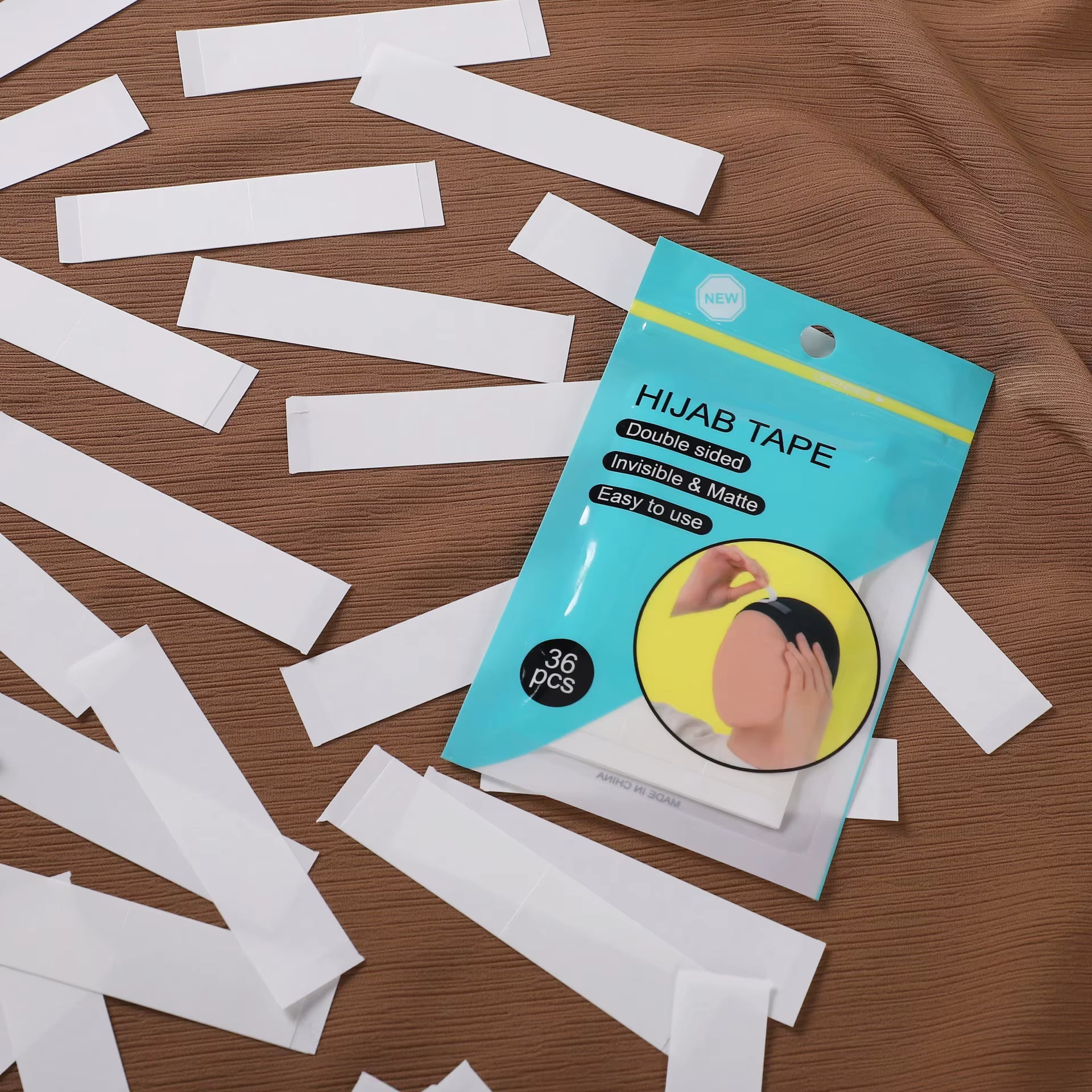 Hijab Grip Tape – Long Double-Sided Strip for Secure Styling