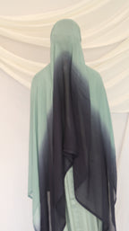 Concepta Haya Gradient Modal Scarf Two Toned Breathable Scarf Double Stitched Comfortable Soft Original Summer Hijab Comfortable Lightweight Rayon Modal185 x 90cm