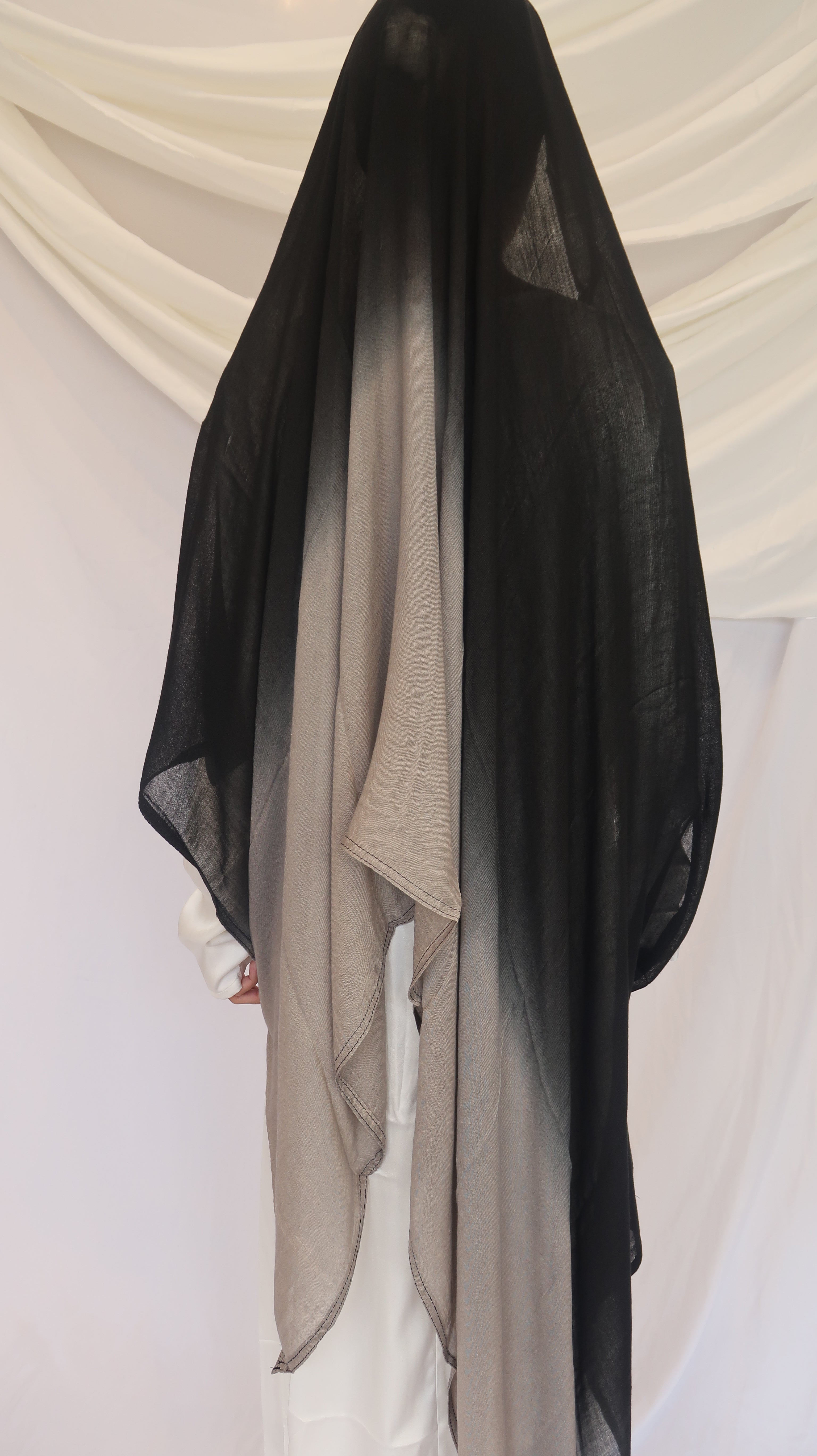Concepta Haya Gradient Modal Scarf Two Toned Breathable Scarf Double Stitched Comfortable Soft Original Summer Hijab Comfortable Lightweight Rayon Modal185 x 90cm