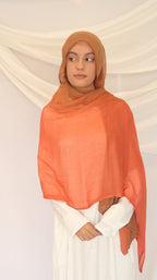 Concepta Haya Gradient Modal Scarf Two Toned Breathable Scarf Double Stitched Comfortable Soft Original Summer Hijab Comfortable Lightweight Rayon Modal185 x 90cm