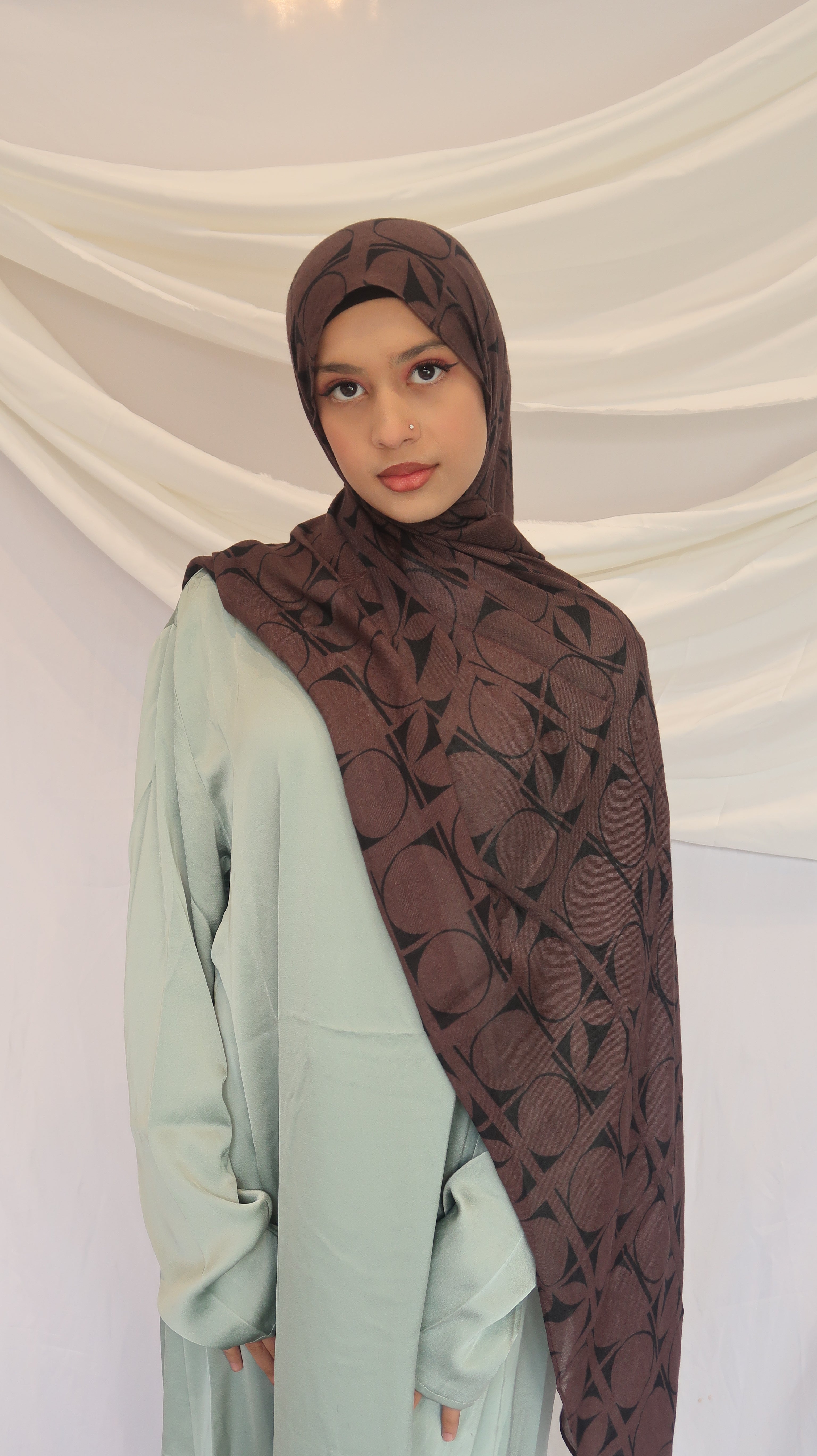 Mira Modal Scarf – Lightweight Printed 100% Modal, Soft & Breathable | 180×70cm