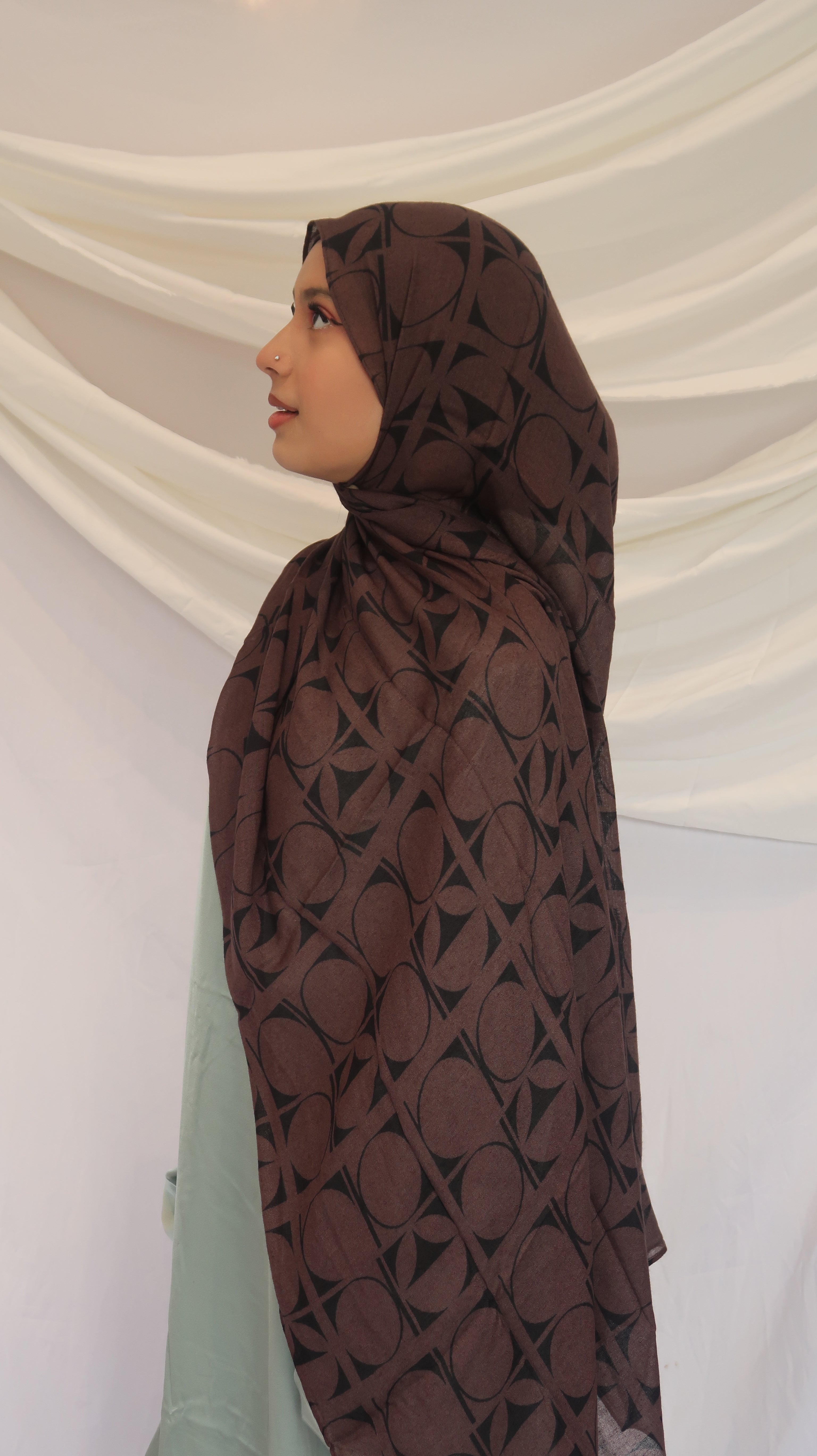 Mira Modal Scarf – Lightweight Printed 100% Modal, Soft & Breathable | 180×70cm