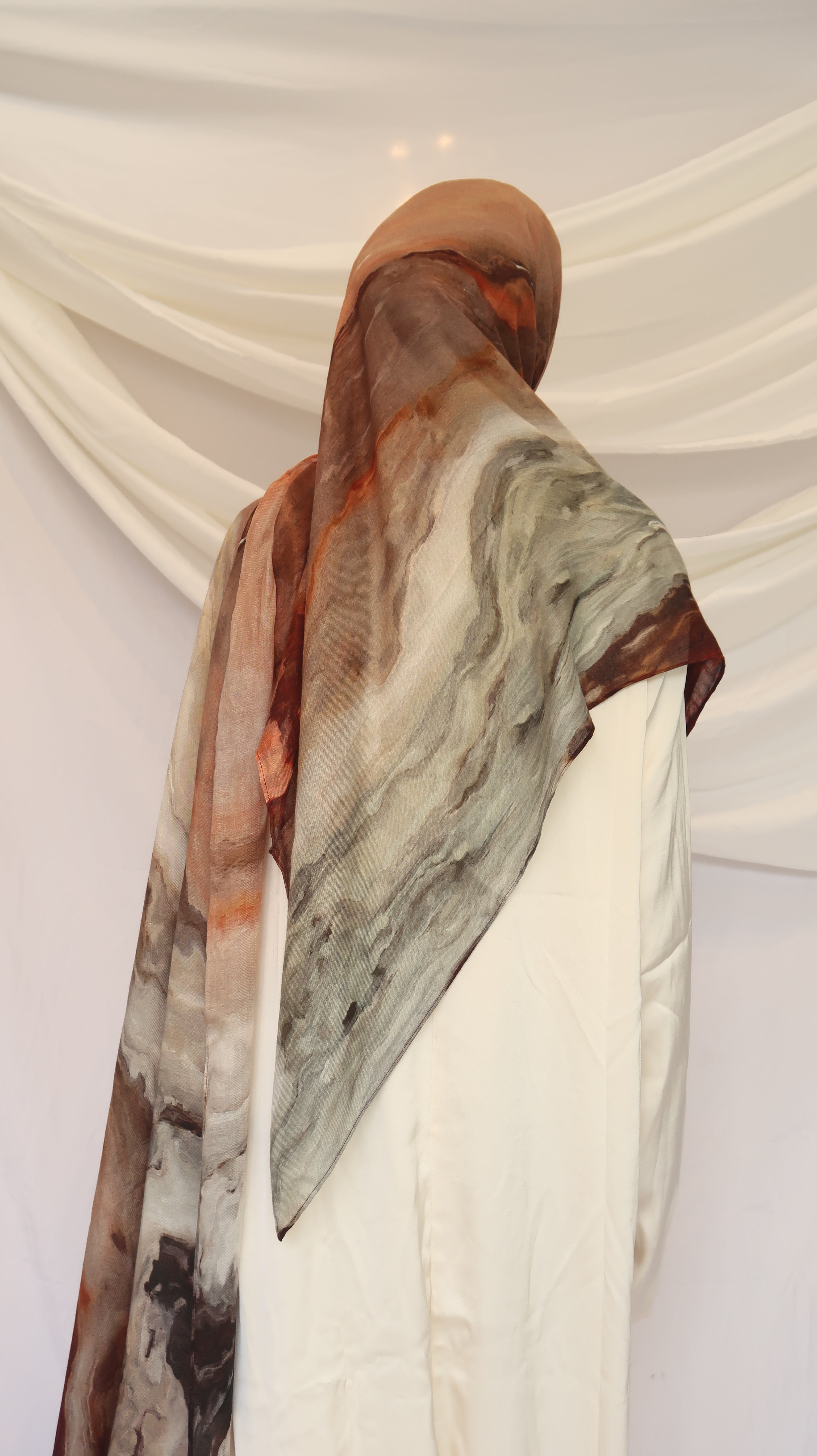 Safa Modal Scarf – Lightweight Printed 100% Modal, Soft & Breathable | 180×70cm