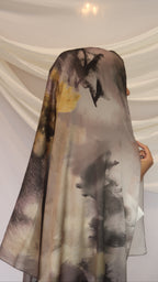 Sitara Silk Chiffon Scarf