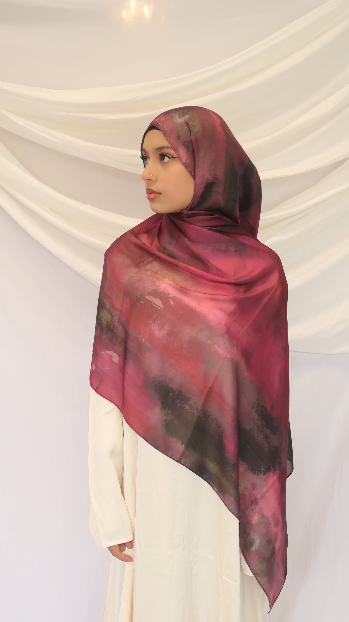 Queen Silk Chiffon Scarf