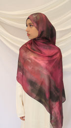 Queen Silk Chiffon Scarf