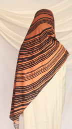 Sun Kissed Clay - Premium Korean Chiffon Printed Scarf