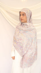 Pashmina Scarf – Cashmere‑Feel, Wind‑Resistant, Woven Paisley Jacquard (70×200cm)