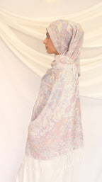 Pashmina Scarf – Cashmere‑Feel, Wind‑Resistant, Woven Paisley Jacquard (70×200cm)