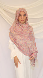 Pashmina Scarf – Cashmere‑Feel, Wind‑Resistant, Woven Paisley Jacquard (70×200cm)