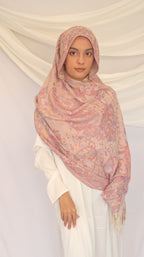 Pashmina Scarf – Cashmere‑Feel, Wind‑Resistant, Woven Paisley Jacquard (70×200cm)