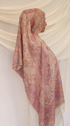 Pashmina Scarf – Cashmere‑Feel, Wind‑Resistant, Woven Paisley Jacquard (70×200cm)