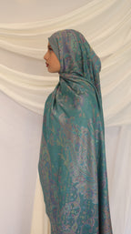 Pashmina Scarf – Cashmere‑Feel, Wind‑Resistant, Woven Paisley Jacquard (70×200cm)