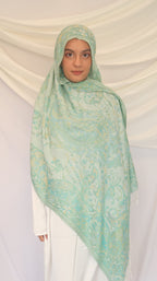 Pashmina Scarf – Cashmere‑Feel, Wind‑Resistant, Woven Paisley Jacquard (70×200cm)