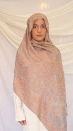 Pashmina Scarf – Cashmere‑Feel, Wind‑Resistant, Woven Paisley Jacquard (70×200cm)