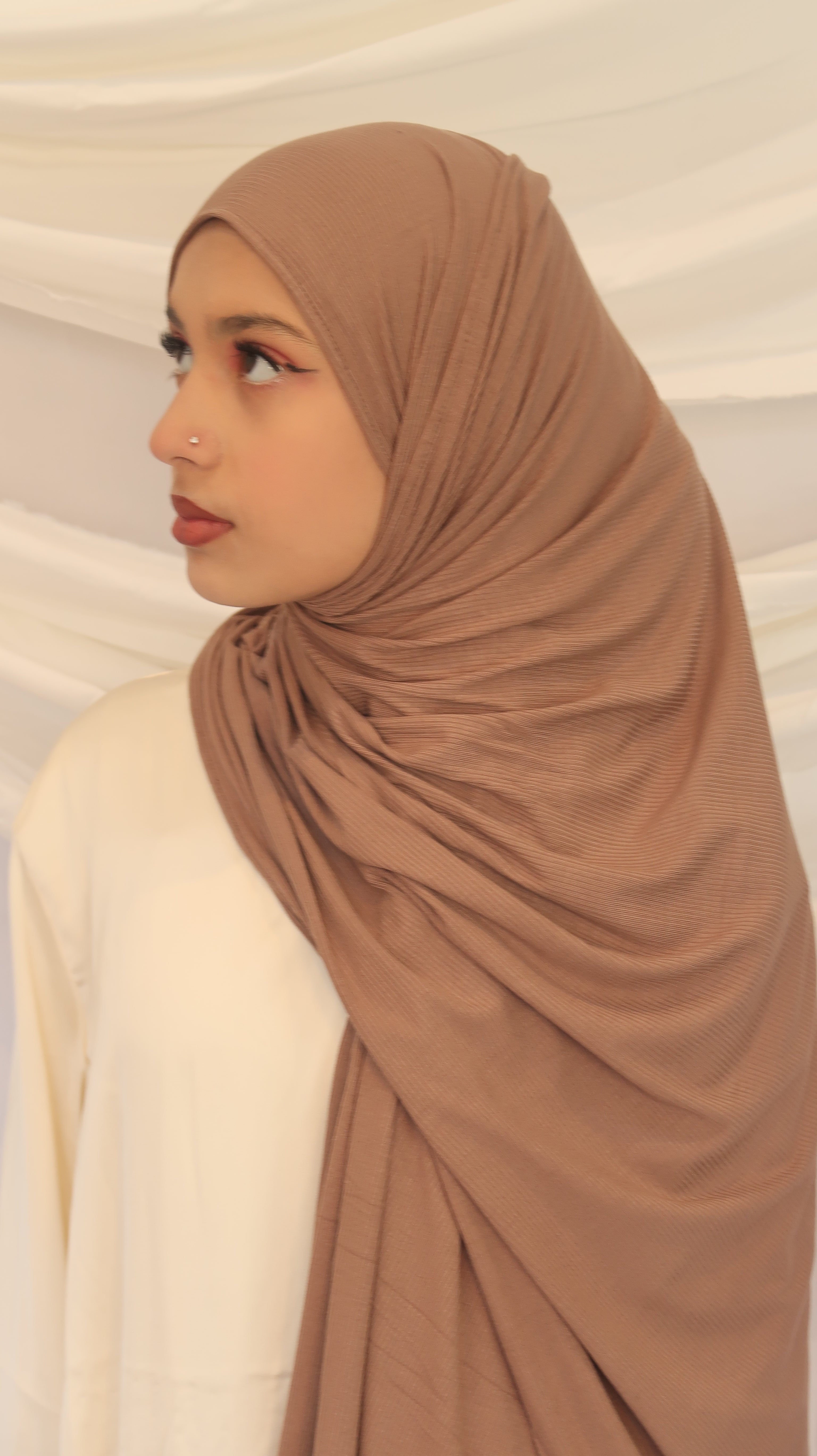 Buttery Soft Striped Bamboo Jersey Scarf – UV Protection, Antibacterial, Sweat-Friendly & Sport-Ready | 6 Everyday Shades (180×70cm)