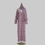 Haya Pearl Bloom Abaya Embellished Set 3 Piece Pre-Order