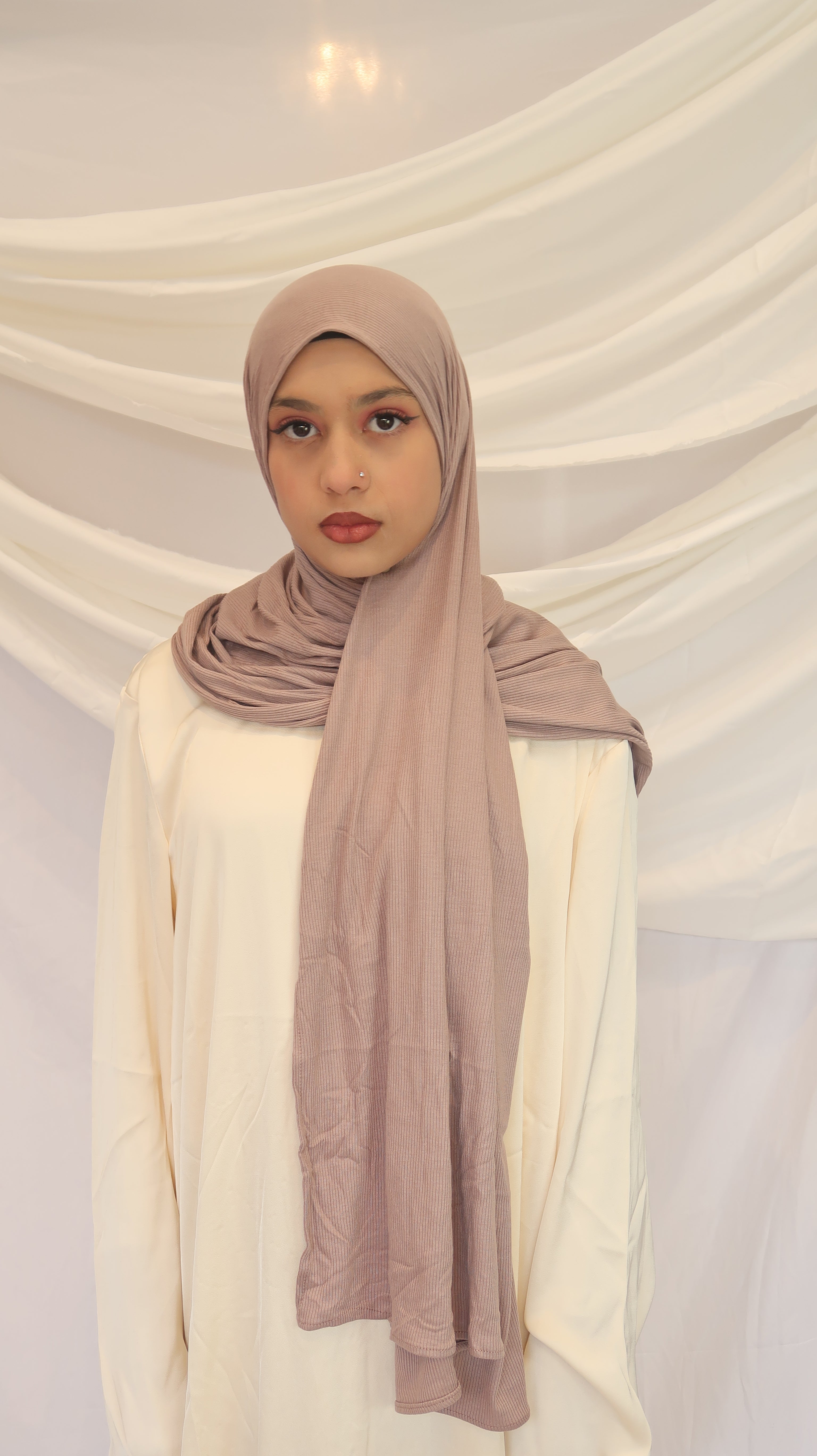 Buttery Soft Striped Bamboo Jersey Scarf – UV Protection, Antibacterial, Sweat-Friendly & Sport-Ready | 6 Everyday Shades (180×70cm)