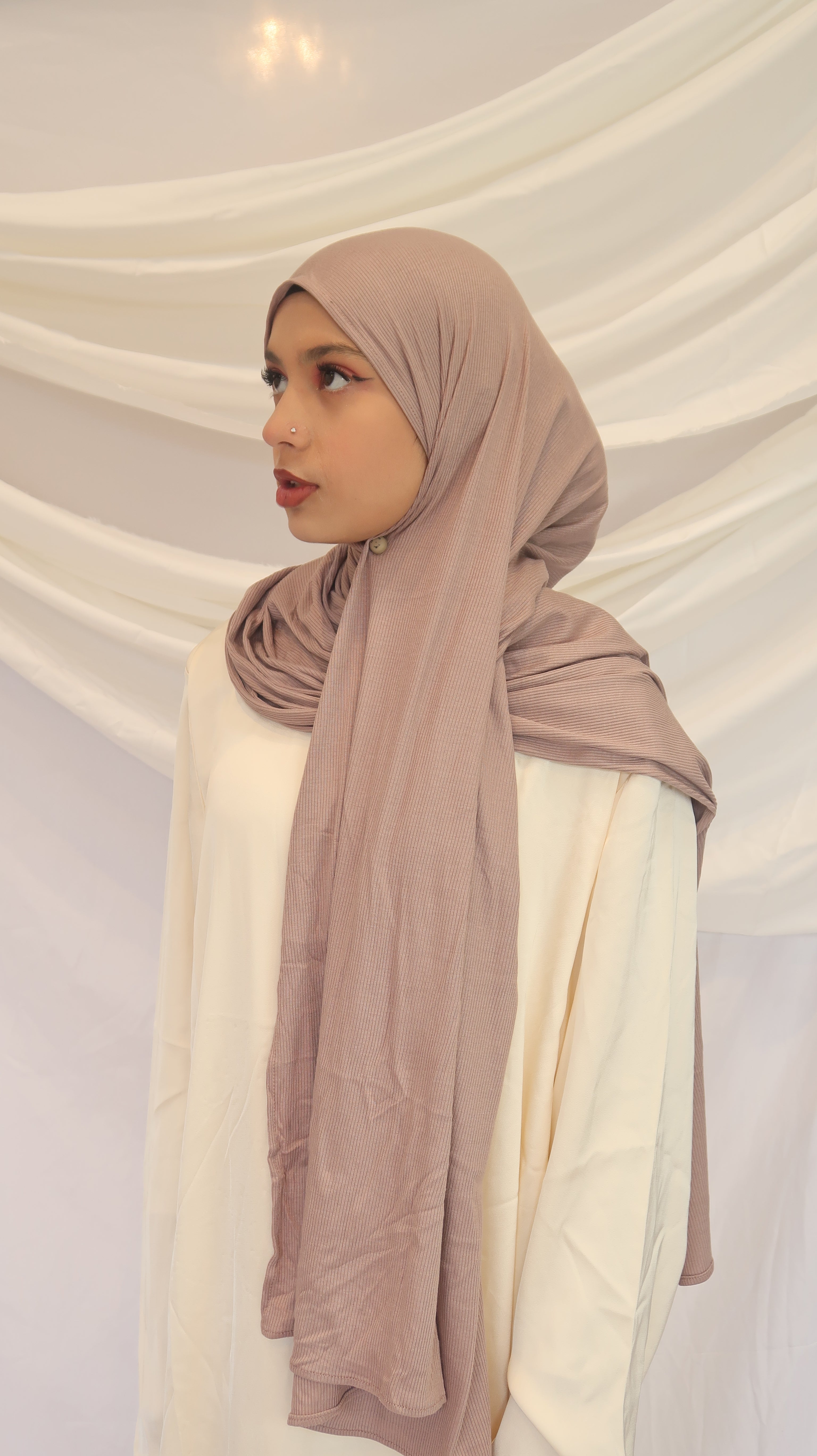 Buttery Soft Striped Bamboo Jersey Scarf – UV Protection, Antibacterial, Sweat-Friendly & Sport-Ready | 6 Everyday Shades (180×70cm)