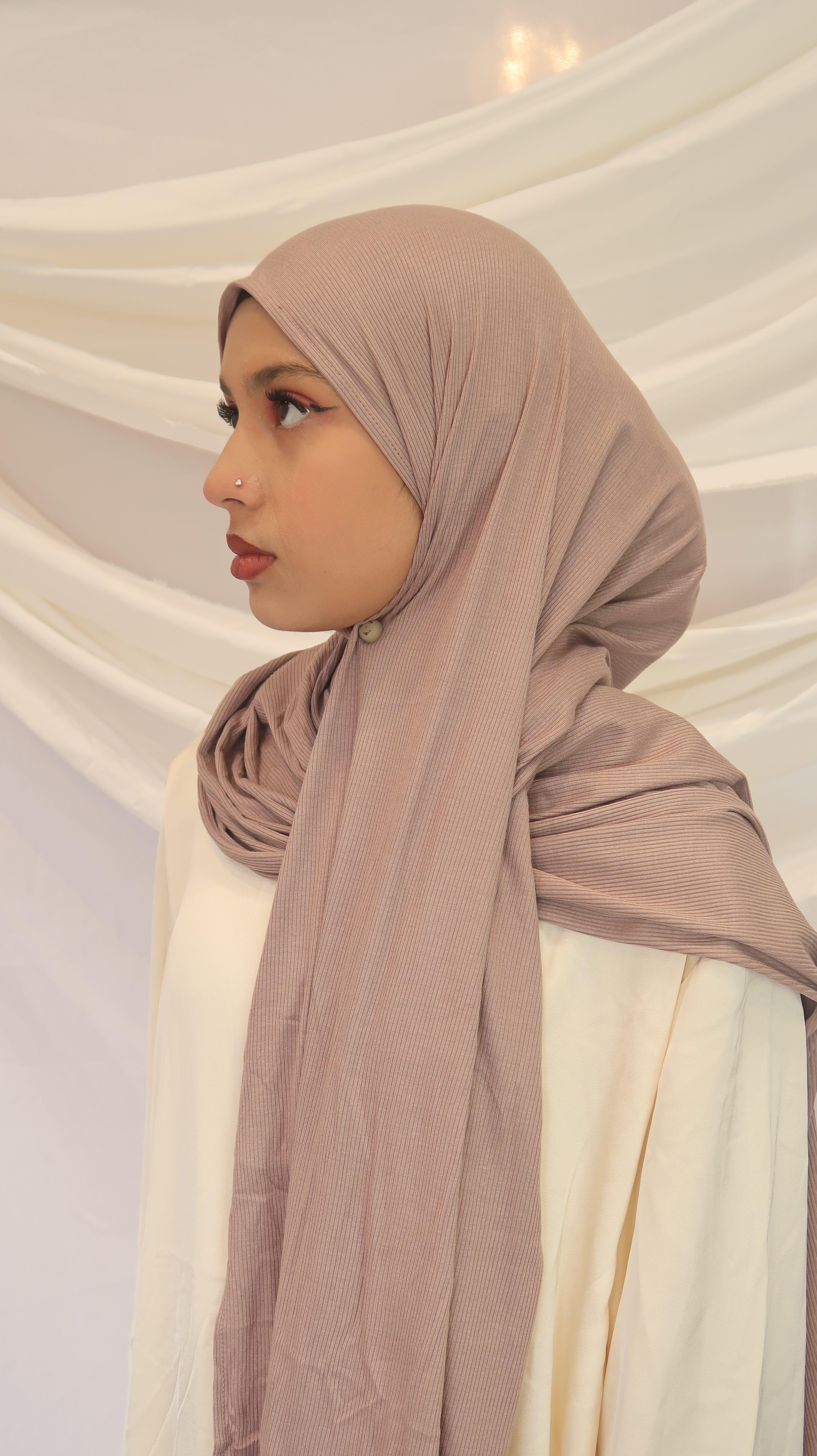 Buttery Soft Striped Bamboo Jersey Scarf – UV Protection, Antibacterial, Sweat-Friendly & Sport-Ready | 6 Everyday Shades (180×70cm)