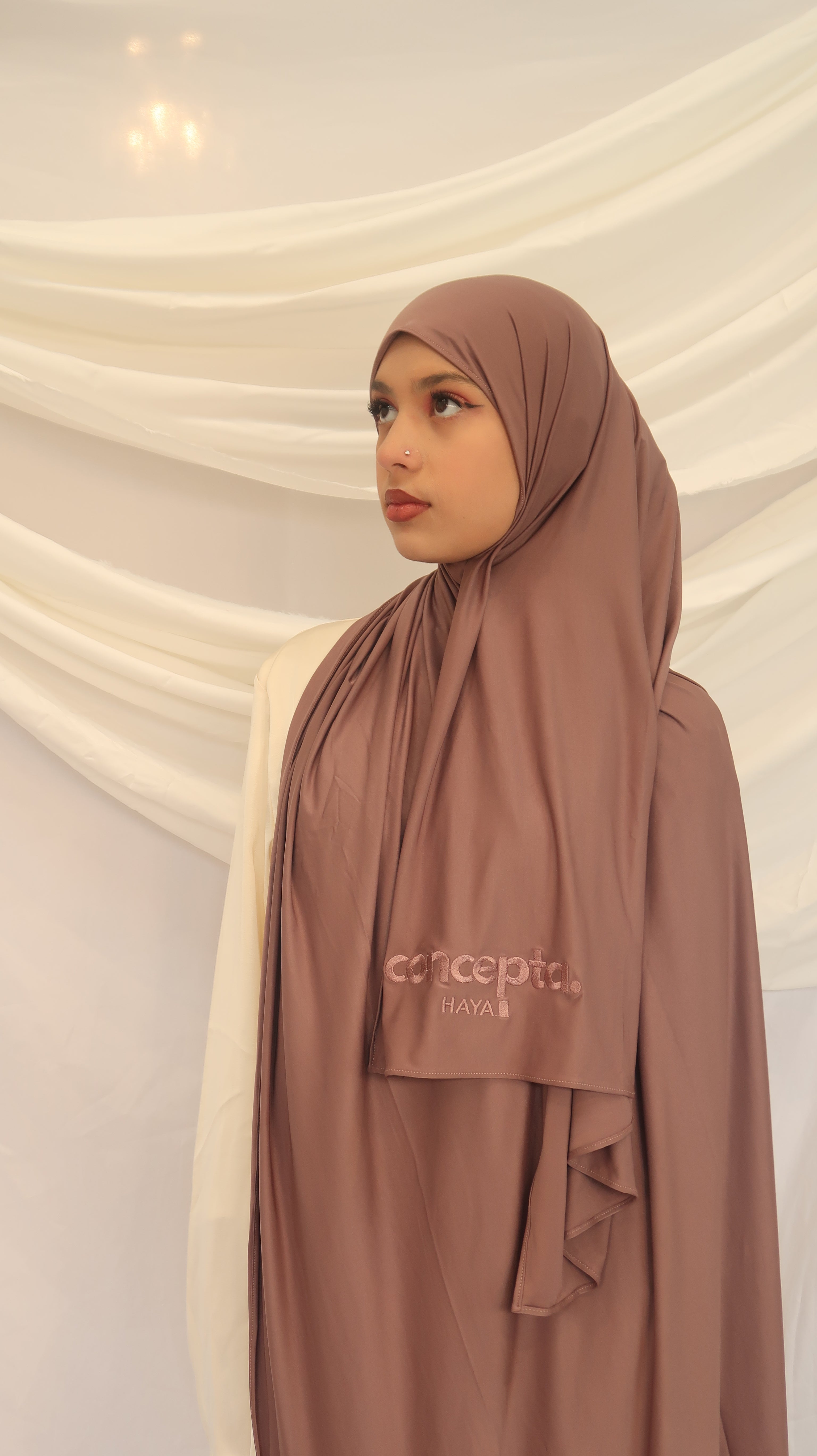 Cloud Comfy Liquid Jersey Scarf by Concepta Haya Original– Softest, Stretchy, Non see-through & Lightweight (70×180cm)