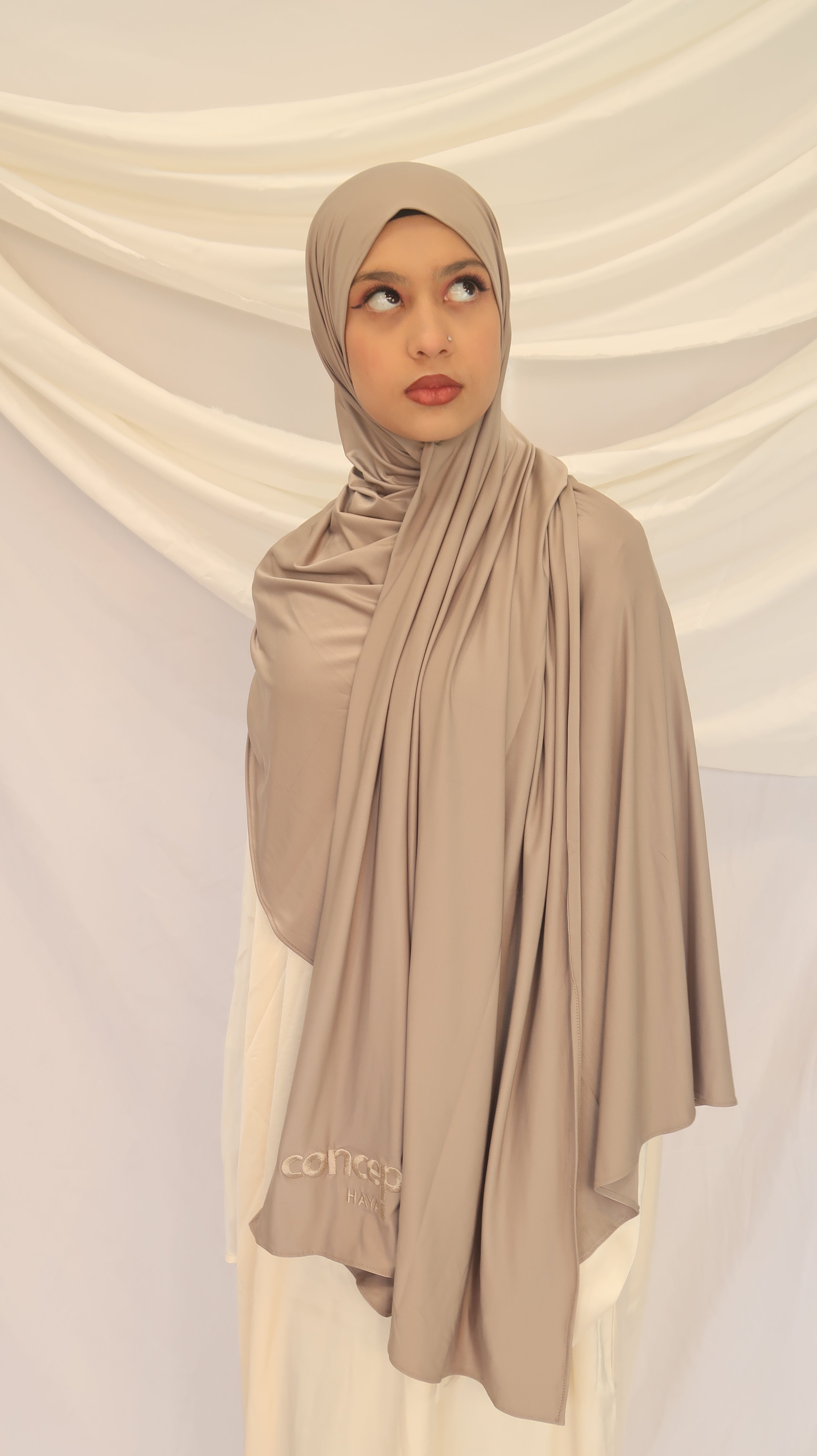 Cloud Comfy Liquid Jersey Scarf by Concepta Haya Original– Softest, Stretchy, Non see-through & Lightweight (70×180cm)