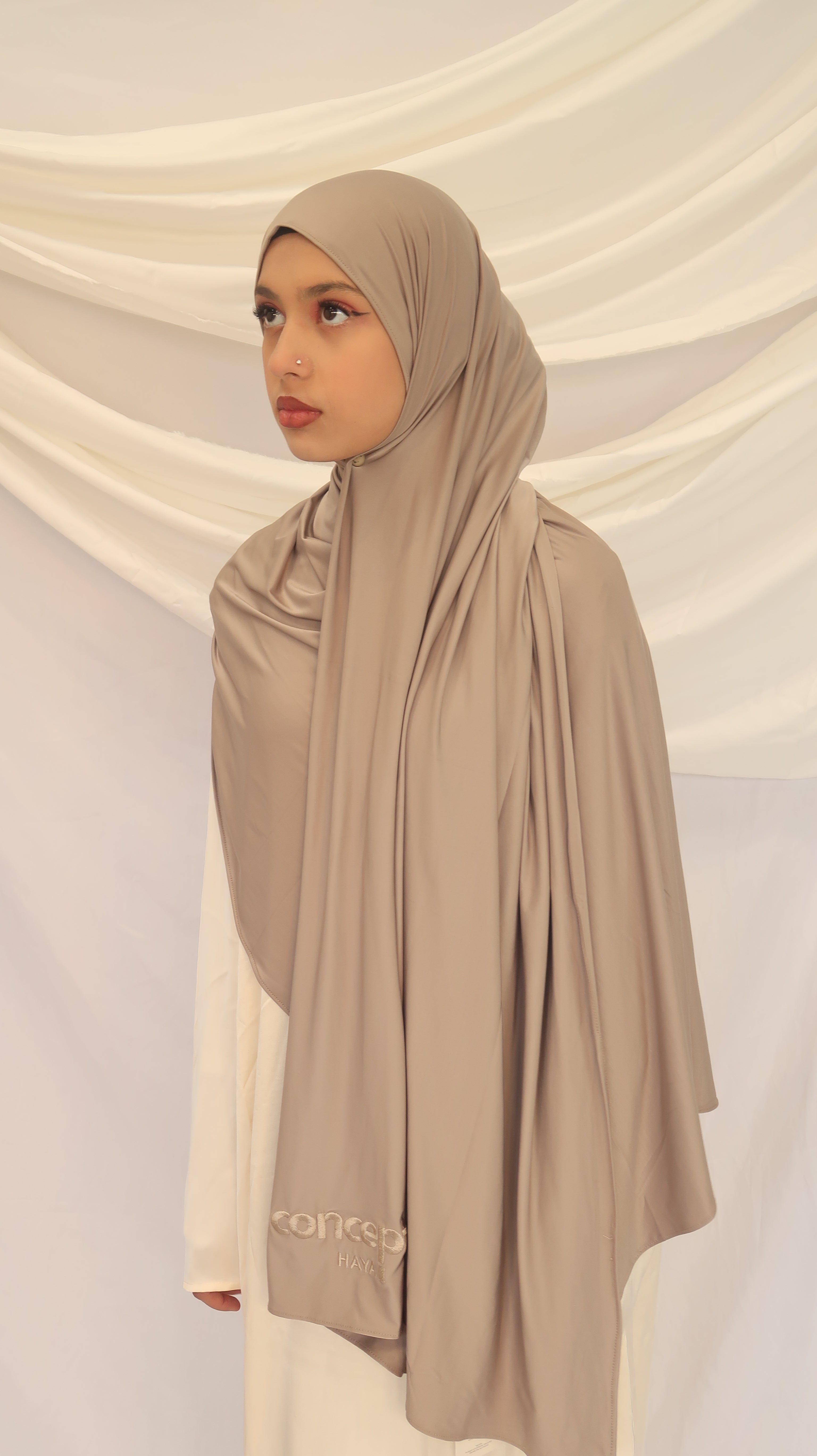 Cloud Comfy Liquid Jersey Scarf by Concepta Haya Original– Softest, Stretchy, Non see-through & Lightweight (70×180cm)