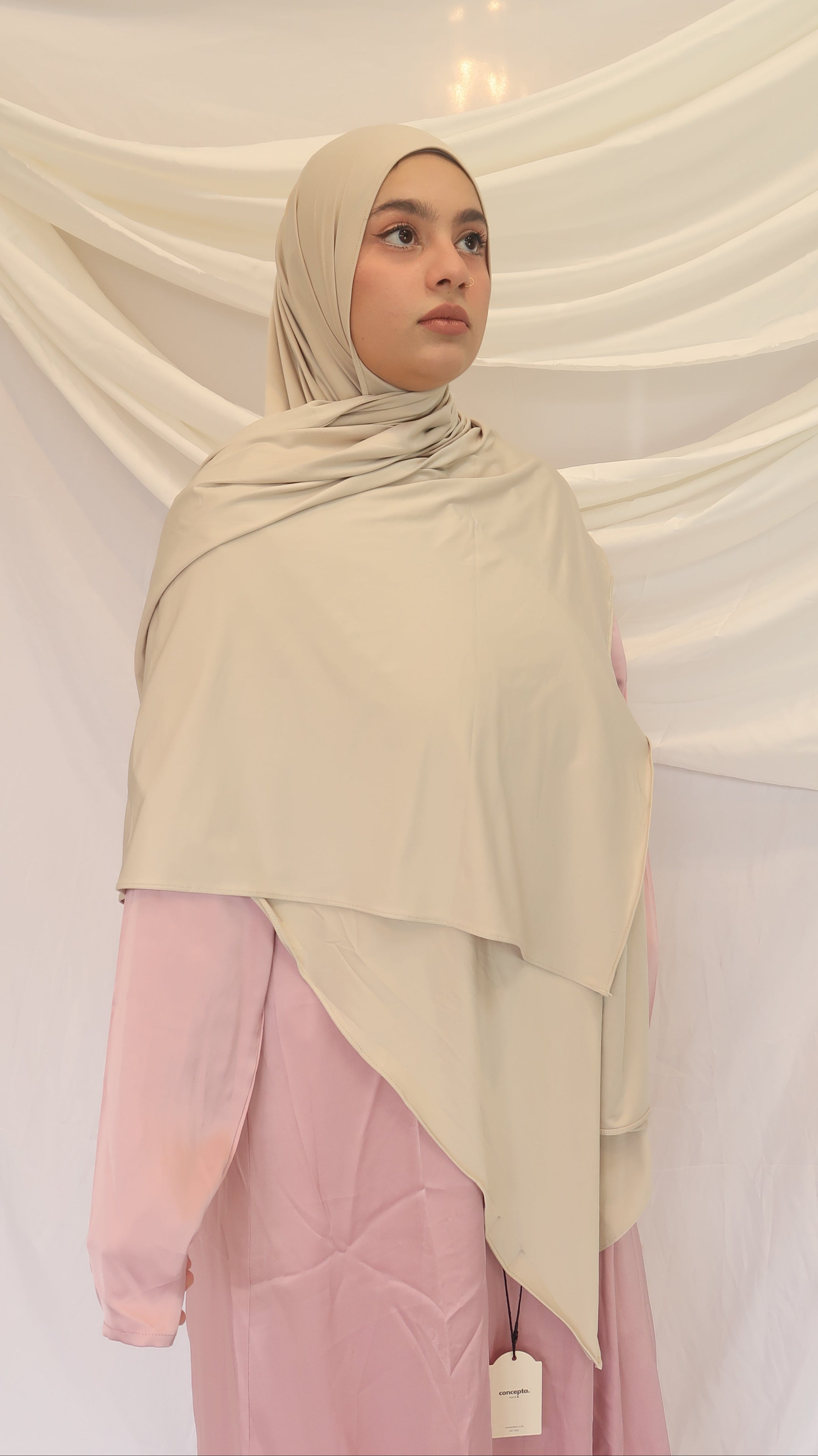 Cloud Comfy Liquid Jersey Scarf by Concepta Haya Original– Softest, Stretchy, Non see-through & Lightweight (70×180cm)