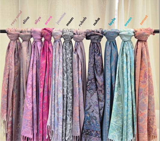 Concepta Haya Pashmina Scarf Bundles – Woven Scarf Gift Sets