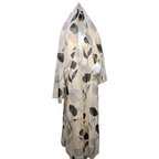 Petal Noir Floral Printed Abaya and Scarf