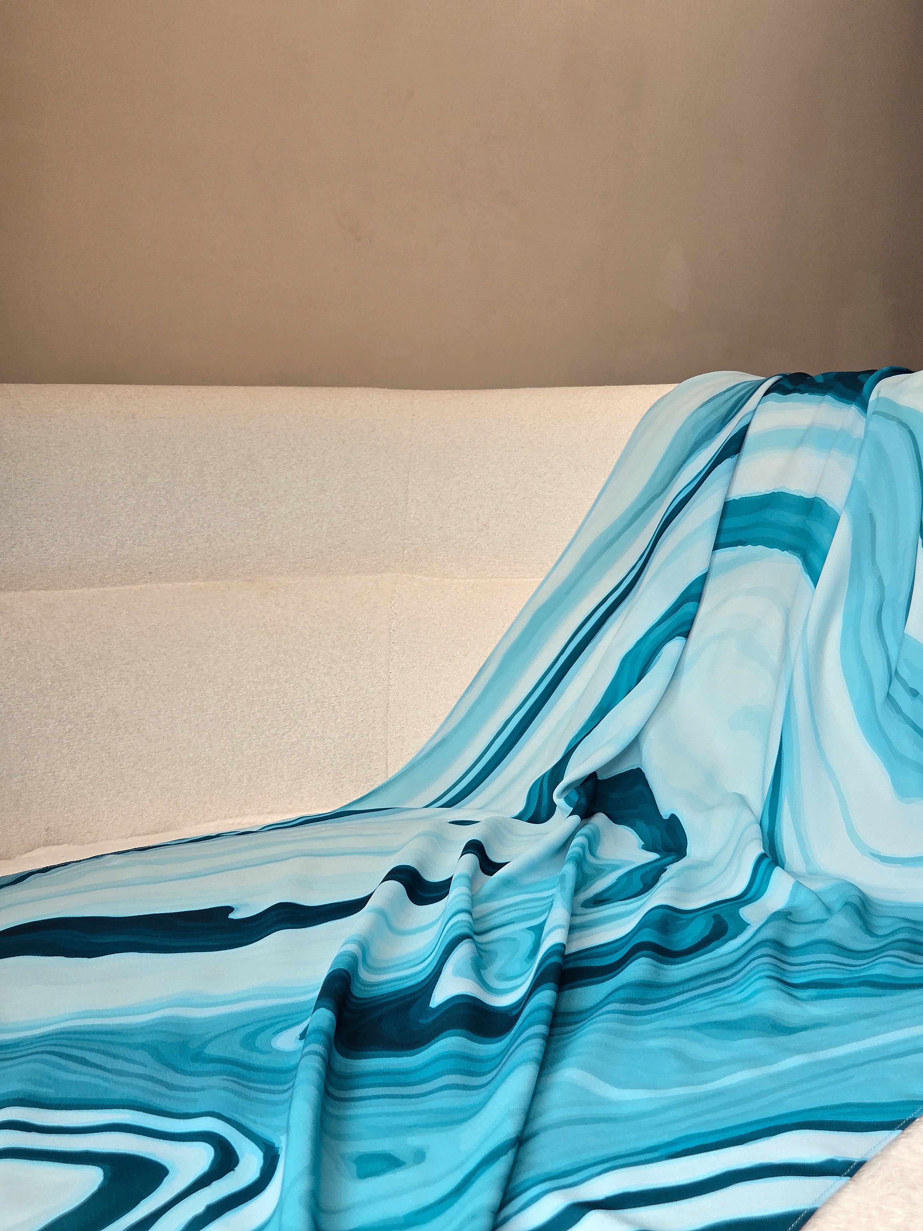 Noor Bloom - Premium Korean Chiffon Printed Scarf